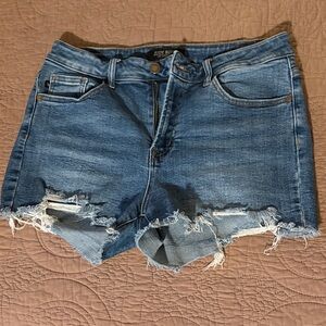 Judy Blue Distressed Denim Jean Shorts